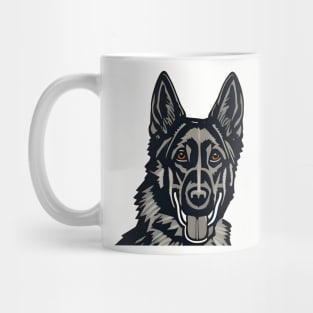 German Shepherd Dog Smile Mug